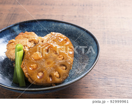 蓮根つくねの照り焼き 蓮根つくねの照り焼き 92999961