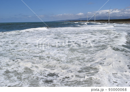 日本海の荒波 庄内海岸 日本海の荒波 庄内海岸 93000068