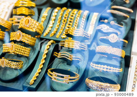 Showcase of jewelry store Showcase of jewelry store 93000489