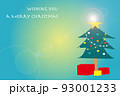 ツリーと光のクリスマスカード 93001233