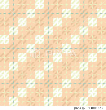 チェック柄の背景イラストイメージ 93001847