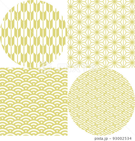 伝統文様 円と四角 伝統文様 円と四角 93002534