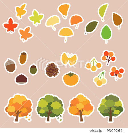 カットイラスト_秋の自然セット 93002644