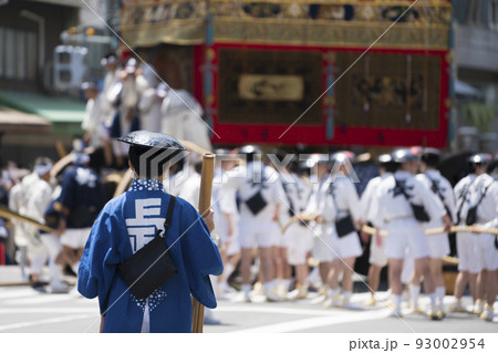 京都 祇園祭 長刀鉾の辻回し 京都 祇園祭 長刀鉾の辻回し 93002954
