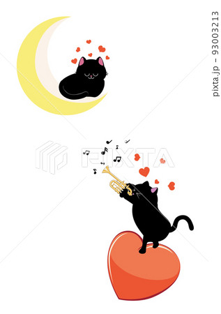 Smileトランペットを持つ猫の絵
