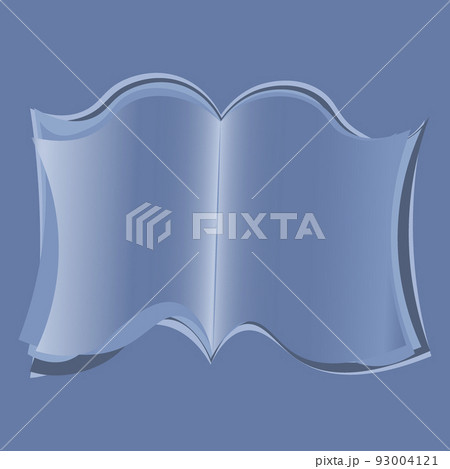open book, reading, literature. Design element of books, notebooks, postcards, interior items 93004121