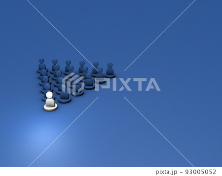 グループの先頭で皆を率いるリーダー。リーダーシップと統率を表す抽象的なコンセプト。 93005052