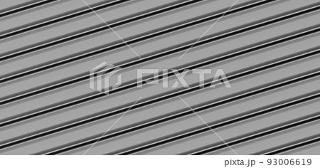 Abstract grey diagonal lines background. Modern stripes pattern design. Zinc texture. Corrugated metal. Suit for wallpaper, banner, desktop, poster, cover, website, flyer, brochure. Vector 93006619