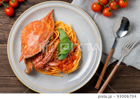 ワタリガニのトマトパスタ ワタリガニのトマトパスタ 93006704