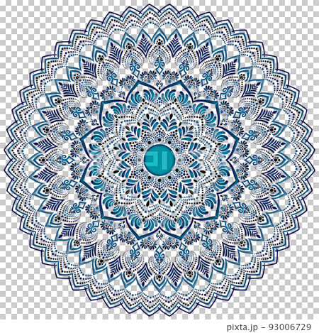 Mandala art (dots, geometric patterns, cool, three-dimensional) 93006729