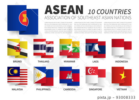 association of asian nation flag