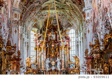 Rottenbuch abbey interiors, bavaria, germany 93009611