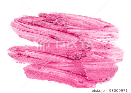 red lipstick on white background 93009971