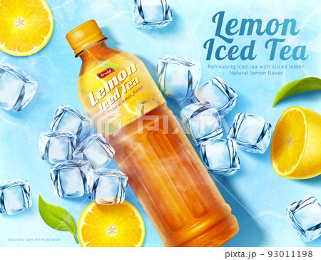 Lemon ice tea ad Lemon ice tea ad 93011198