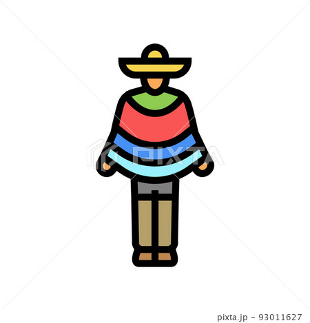 latino man color icon vector illustration latino man color icon vector illustration 93011627