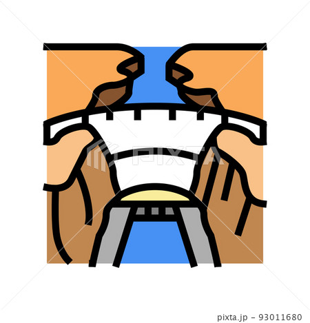 hoover dam color icon vector illustration hoover dam color icon vector illustration 93011680