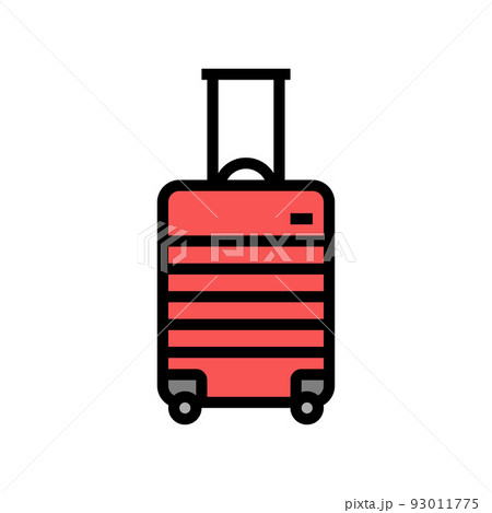 travel bag color icon vector illustration 93011775