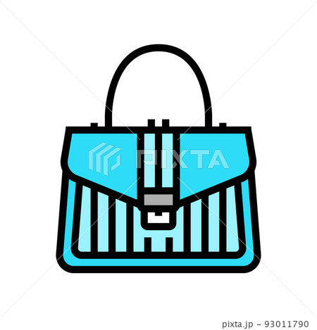 handle bag color icon vector illustration 93011790
