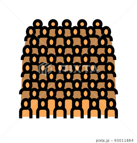 terracotta army color icon vector illustration 93011864