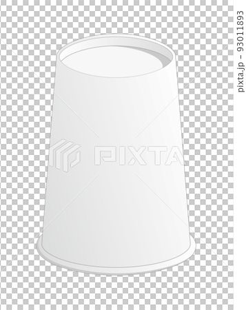 伏せた紙コップのイラスト 93011893