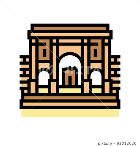 carthage historic building color icon vector illustration carthage historic building color icon vector illustration 93012020
