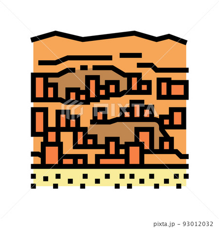 bandiagara city color icon vector illustration bandiagara city color icon vector illustration 93012032