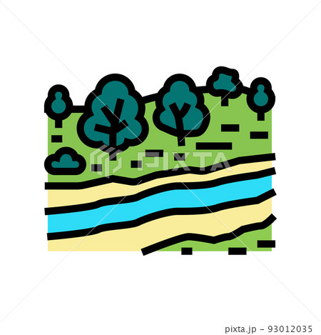 serengeti national park color icon vector illustration serengeti national park color icon vector illustration 93012035