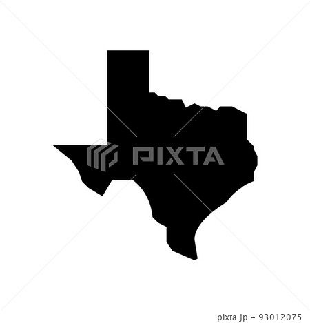 texas state glyph icon vector illustration 93012075