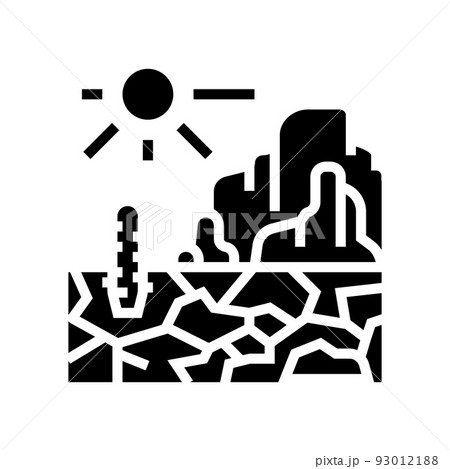 wild west glyph icon vector illustration 93012188