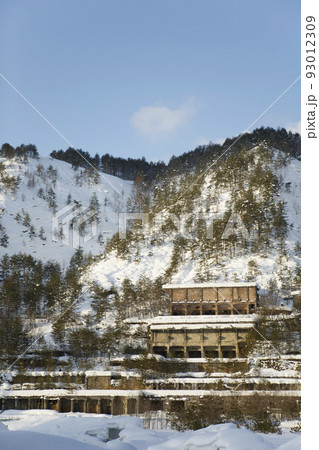雪の尾去沢鉱山 雪の尾去沢鉱山 93012309