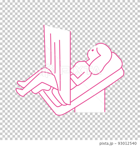 婦人科検診をしている女性 93012540