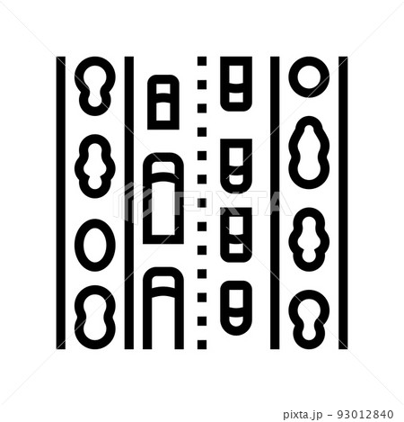 avenue city line icon vector illustration 93012840