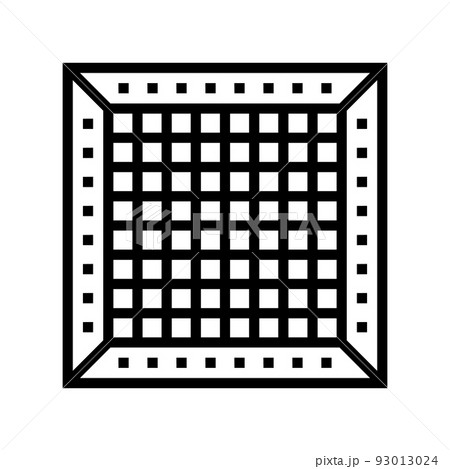 board chess line icon vector illustration 93013024