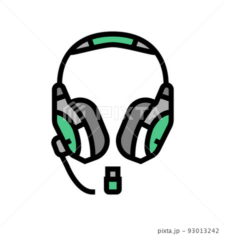 headset wireless video game color icon vector illustration headset wireless video game color icon vector illustration 93013242