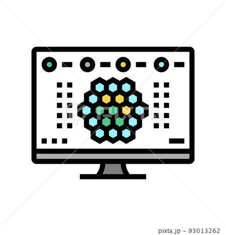 online board games video game color icon vector illustration 93013262