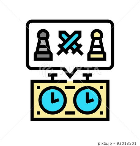 sport chess color icon vector illustration 93013501