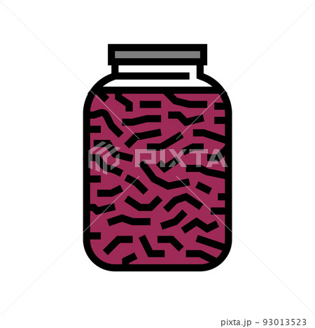 pickled cabbage color icon vector illustration pickled cabbage color icon vector illustration 93013523