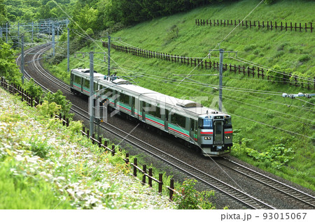 千歳線 上野幌ー北広島 JR北海道 731系 G-113編成(札幌) 千歳線 上野幌ー北広島 JR北海道 731系 G-113編成(札幌) 93015067
