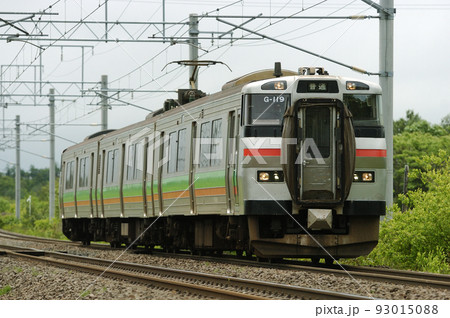千歳線　島松ー北広島　JR北海道　731系　G-119編成（札幌） 93015088
