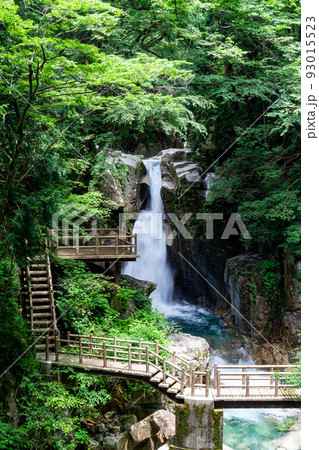 岐阜県中津川市の竜神の滝 岐阜県中津川市の竜神の滝 93015523