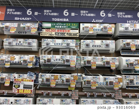 家電量販店 エアコン売り場 家電量販店 エアコン売り場 93016069