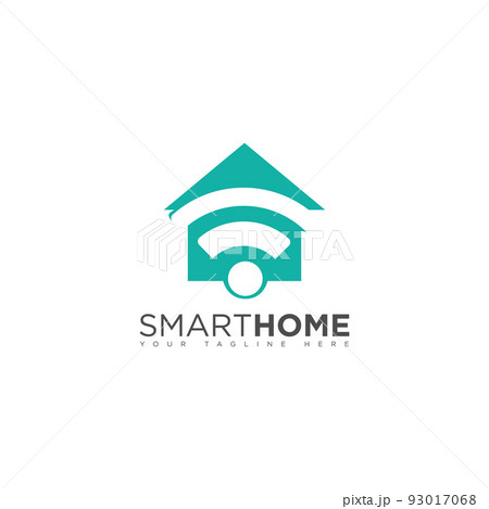 Smart House Logo Design Template. Smart House Logo Design Template. 93017068