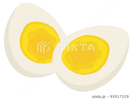 食材_ゆで卵 93017329