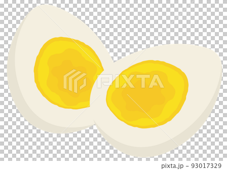 食材_ゆで卵 93017329