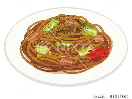 食事_焼きそば 食事_焼きそば 93017362