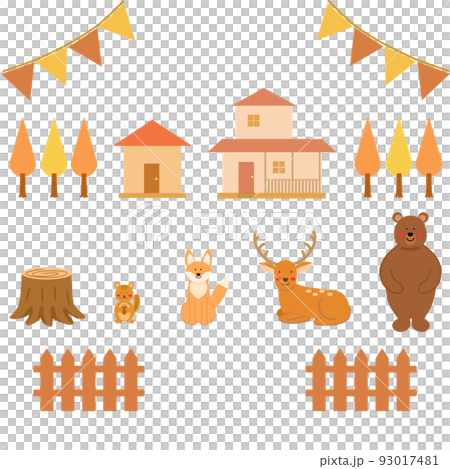秋 動物 セット 秋 動物 セット 93017481