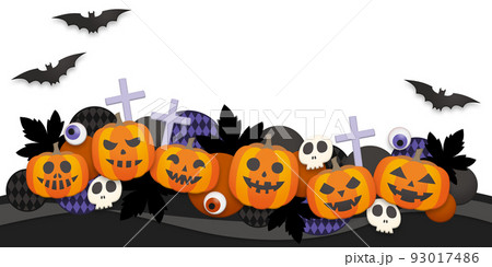 ハロウィンの背景、pngは蝙蝠と目玉と髑髏に薄く半透明の影があります。 ハロウィンの背景、pngは蝙蝠と目玉と髑髏に薄く半透明の影があります。 93017486