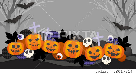 ハロウィンの背景 93017514