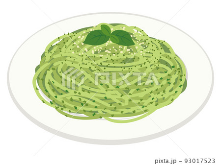 食事_パスタ_ジェノベーゼスパゲティ 93017523