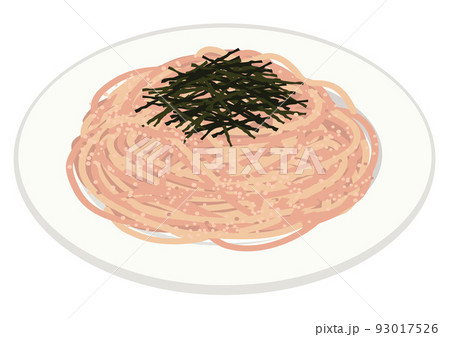 食事_パスタ_明太子スパゲティ_たらこスパゲティ 93017526